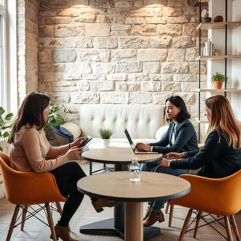 L'équipe Pulsehcloud dans un espace de co-working à Toulouse